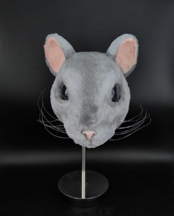 Fur Gray Mouse mask by Maskcraft (23-24.5 size)