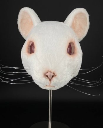 Fur White Mouse mask by Maskcraft (23-24.5 size)