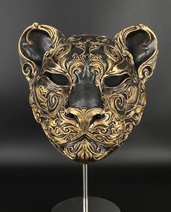 Panther mask with patterns